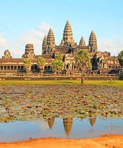 Angkor Wat Temple Paint By Numbers