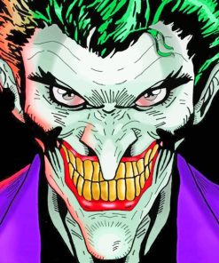 Angry Joker Movie Scene Paint By Numbers