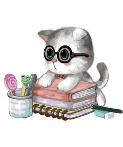 Clever Cat Picture Paint By Numbers