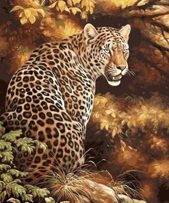 Leopard Safari Art Paint By Numbers