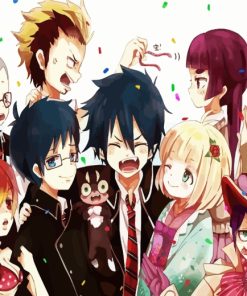 Blue Exorcist Anime Characters Paint By Numbers