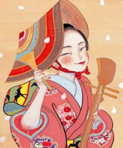 Chinese Anime Girl Paint By Numbers