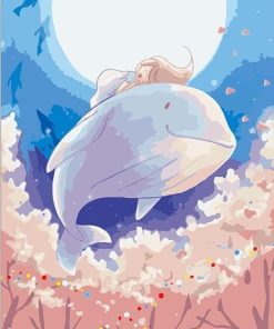 Fantasy Whale Adventure Paint By Numbers