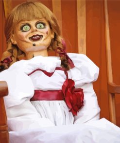 Annabelle Creepy Horror Paint By Numbers