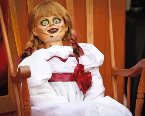 Annabelle-Doll-paint-by-numbers