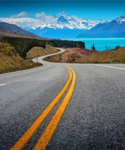 Aoraki Mountain Paint By Numbers