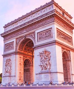 Arc de Triomphe Paris Paint By Numbers