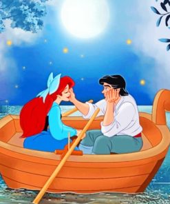 Ariel and Prince Disney Paint By Numbers