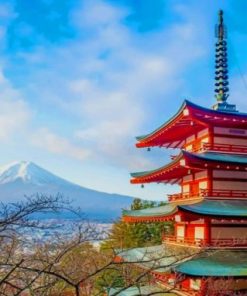Arakurayama Sengen Japan Paint By Numbers