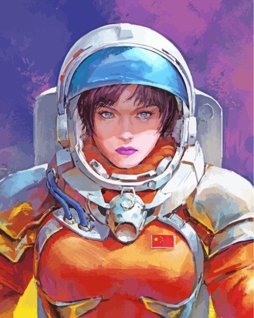 Astronaut-Girl-paint-by-numbers