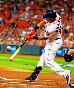 Houston Astros Michael Brantley Paint By Numbers