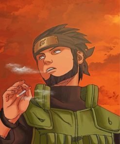 Naruto Asuma Sarutobi Paint By Numbers
