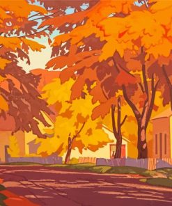 AJ Casson Autumn Scene Paint By Numbers