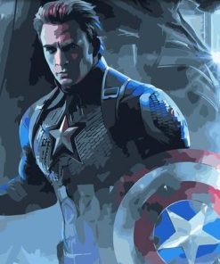 Captain America Animation Paint By Numbers