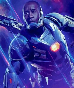 Avengers War Machine Heroic Paint By Numbers