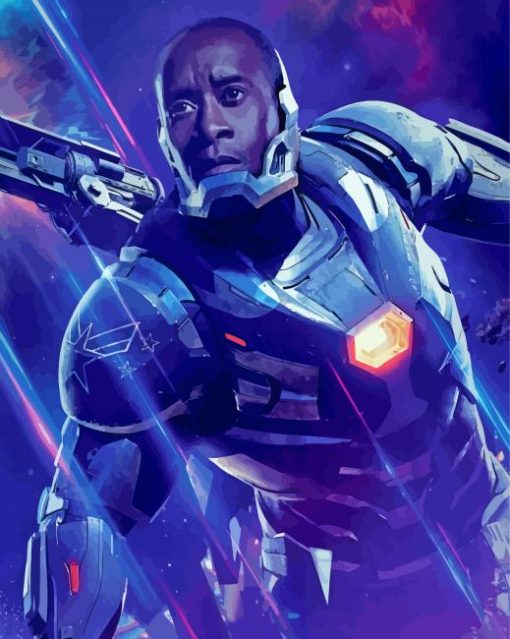 Avengers-War-Machine-paint-by-number