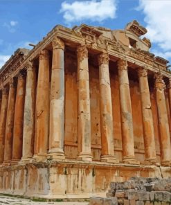 Baalbek Roman Landmark Paint By Numbers