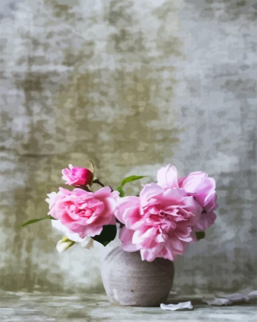 Baby-pink-flowers-Adult-paint-by-numbers