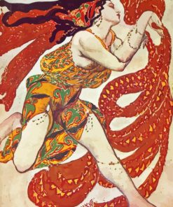 Bacchante Leon Bakst Paint By Numbers