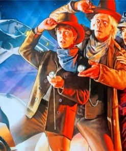 Back to the Future Movie Paint By Numbers