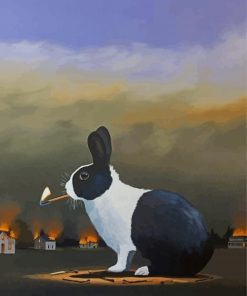 Bad Hare Day Art Book Paint By Numbers