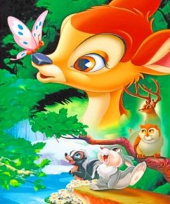 Bambi and Friends Paint By Numbers