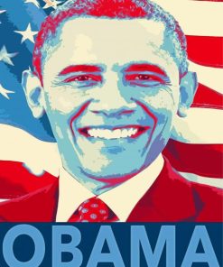 Barack Obama Pop Art Paint By Numbers