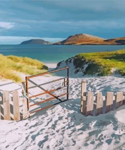 Barra Beach Scotland Paint By Numbers