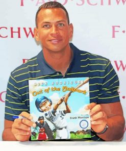 Alex Rodriguez Baseball Star Paint By Numbers