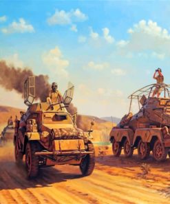 Battles Tank Military Paint By Numbers