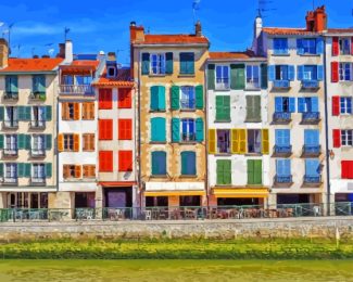 Explore Bayonne France Paint By Numbers