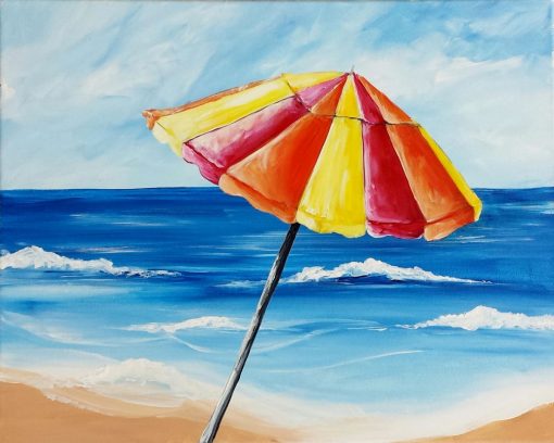 Beach-Day-DIY-Landscape-Paint-By-Numbers-PBN-12185