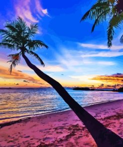 Beach Sundown Seascape Paint By Numbers