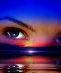 Sky Landscape Eyes Paint By Numbers