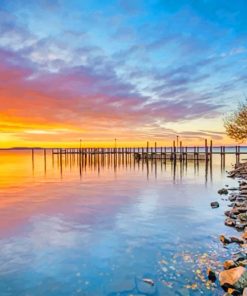 Maryland City Sunset View Paint By Numbers