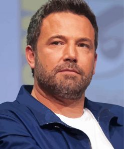 Ben Affleck Actor Paint By Numbers