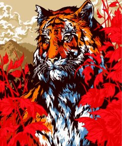 Bengal Tiger Wildlife Paint By Numbers