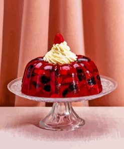 Aesthetic Berry Dessert Paint By Numbers