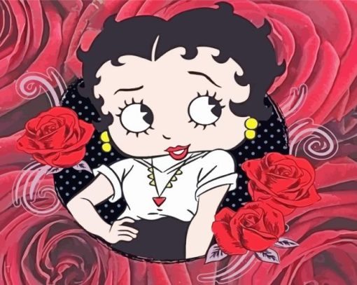 Betty-Boop-paint-by-numbers