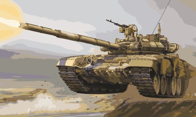 Military Tank Engines Paint By Numbers