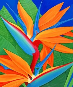 Paradise Flower Plant Paint By Numbers