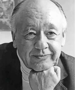 Black and White Eugene Ionesco Paint By Numbers