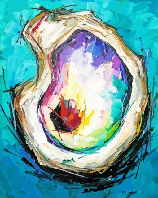 Black-And-White-Oyster-paint-by-number