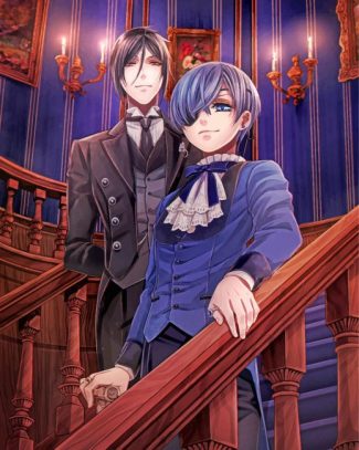 Black Butler Fan Art Paint By Numbers