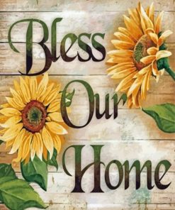 Bless Our Home Quotes Paint By Numbers
