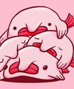 Blobfish Oceanic Art Paint By Numbers