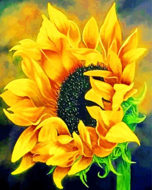 Blooming-Sunflower-paint-by-numbers