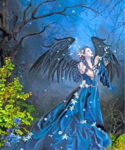 Blue Angel Fantasy Paint By Numbers