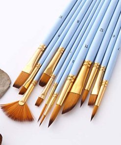 Oil Paint Precision Brushes Kit Paint By Numbers