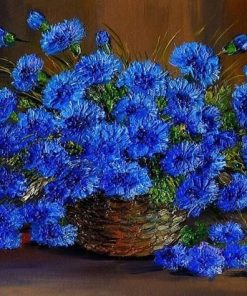 Bluebonnet Flower Vase Paint By Numbers